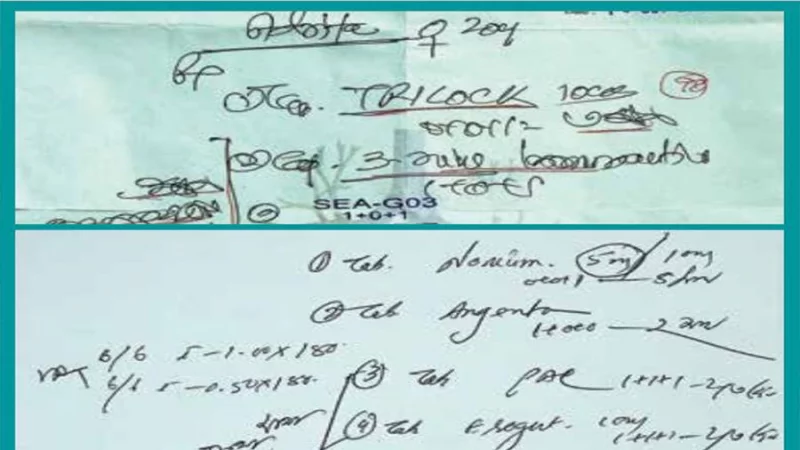 Handwritten Prescriptions Problem